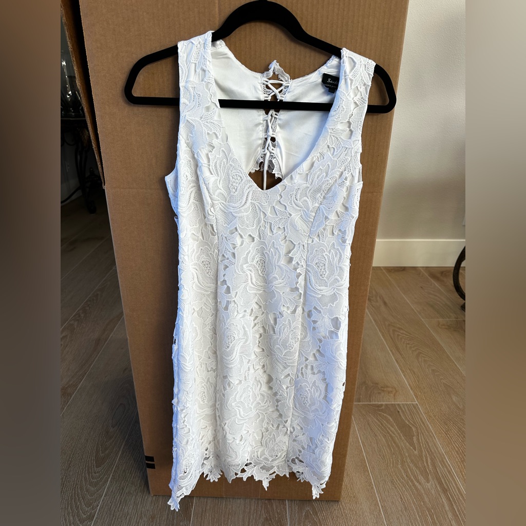Bardot White Dress - Size 6/S